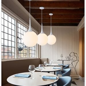 Ariella teardrop glass Pendant Lamp