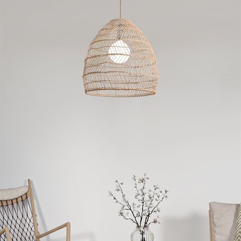 Farmhouse Cage Atami Art Rattan Light