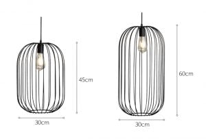 Stripe Cage Pendant Light