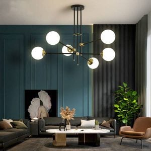 Geometric Magic Bean Chandelier