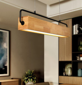 HEDVA Scandinavian Wooden Pendant Light