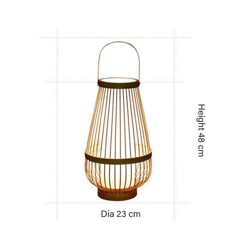 Tatami Zen Art Bedside Table Lamp