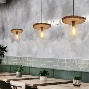 Annulus Wooden Pendant Light