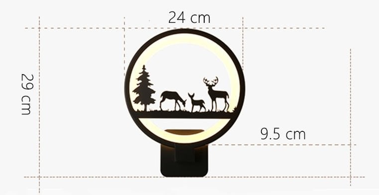 Artistic Painting LED Wall Light