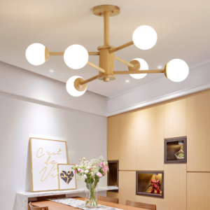 LIGN Wooden Molecular Light