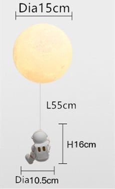 Astronaut Wall Lamp