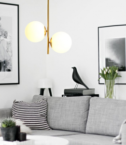 opal glass ball pendant light