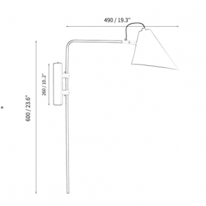 Club wall lamp