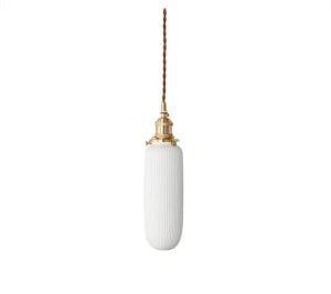 Striped Ceramic Pendant Light