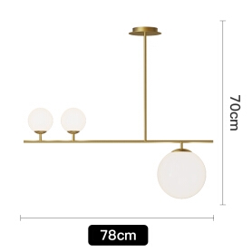 Nordic 3-Heads Minimal Pendant Lamp