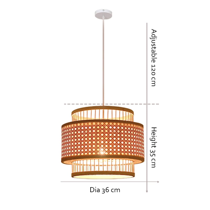Garden Zen Wabi-sabi Weaving Pendant Light