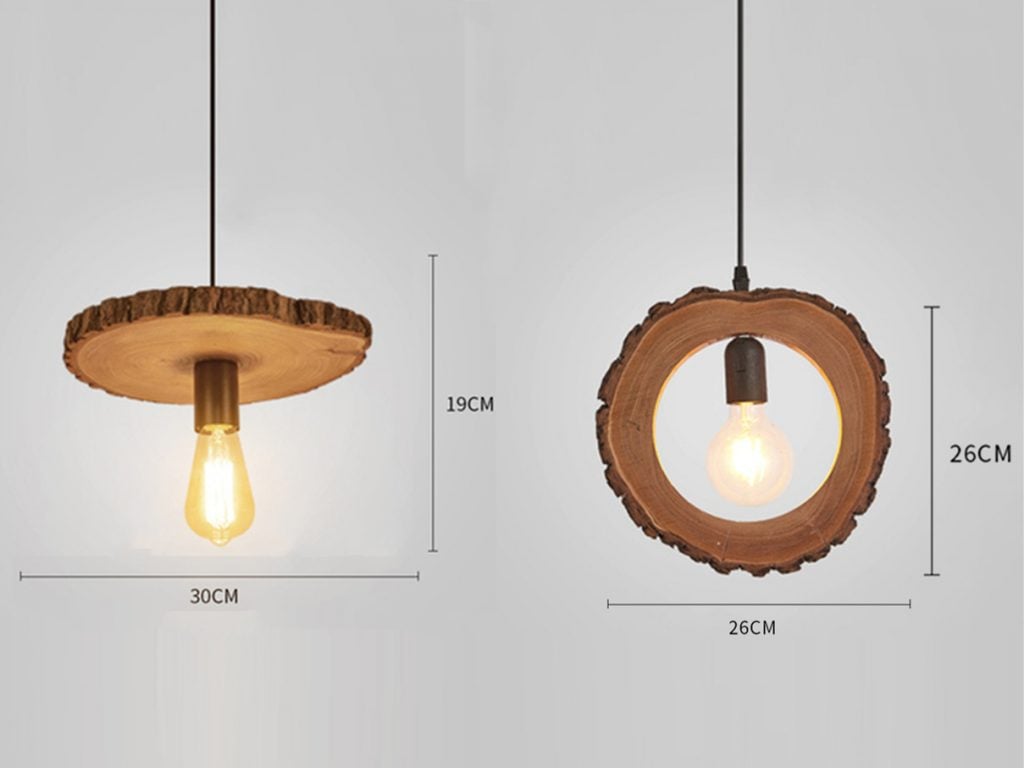 Annulus Wooden Pendant Light