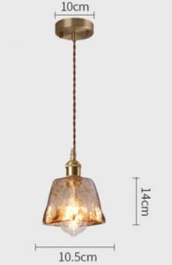 COFFEE Glass Pendant Light