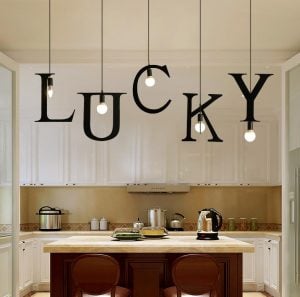Alphabet Pendant Light