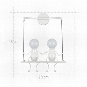 Cartoon Robot Wall Light