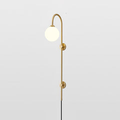 Globe Brass Wall Sconce -