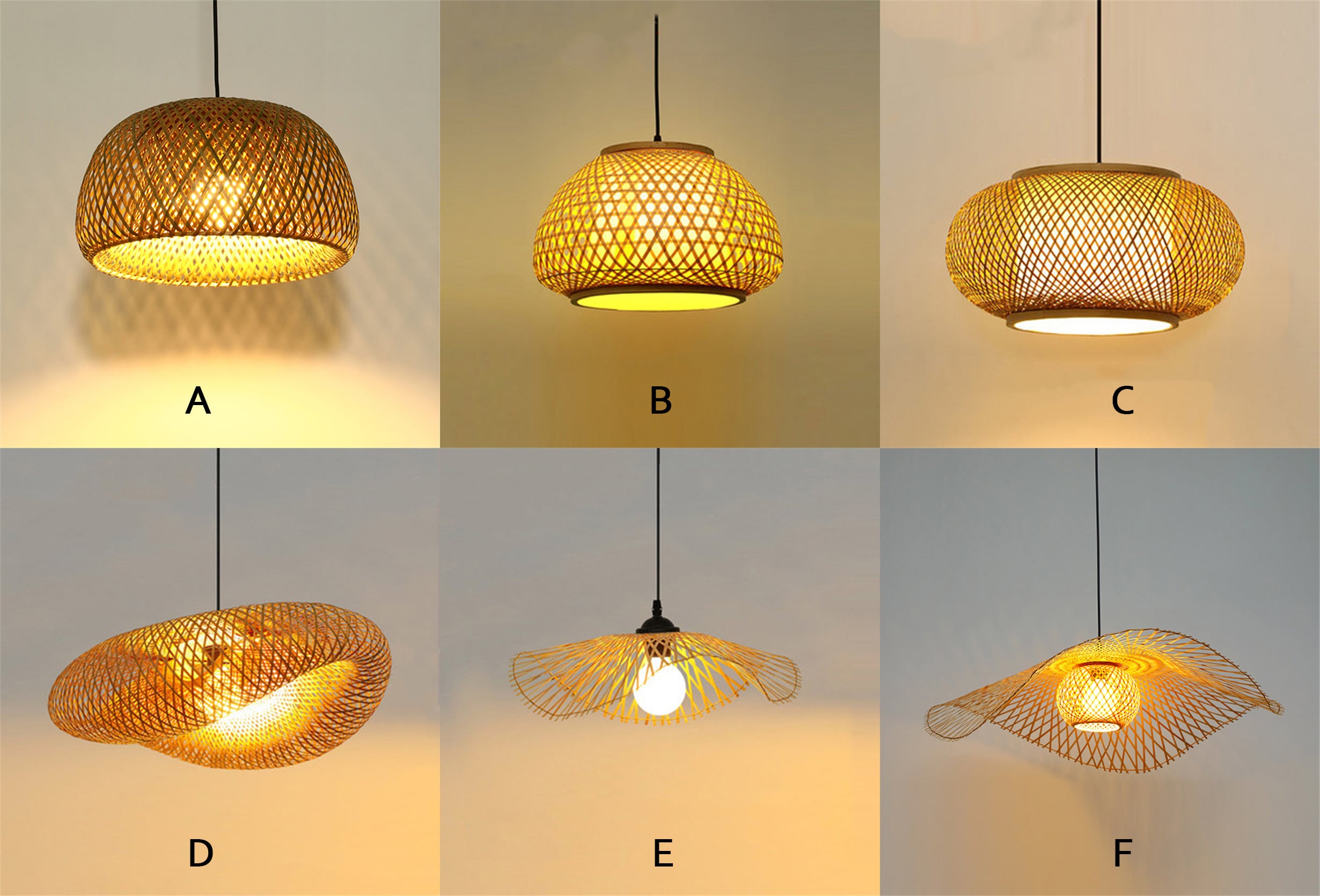 Tea Room Zen Woven Lampshade Pendant Light