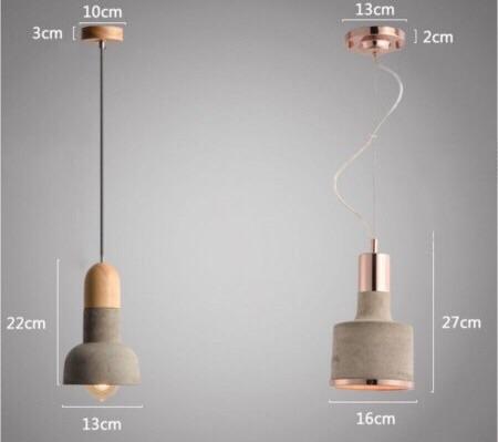 VELUCA Cement Pendant Light