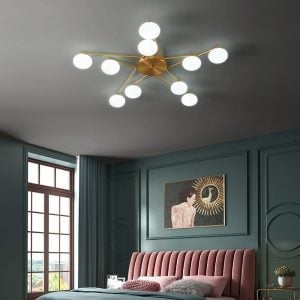 Geometrical Ball Chandelier