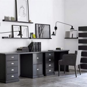 Concise Black Wall Lamp