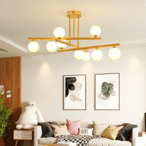 LINE Wooden Molecular Light