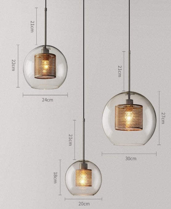 Chiswick Glass Pendant Light