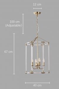 Minimalism Cage Pendant Light