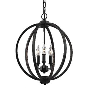 Globe Cage Candlestick Chandelier