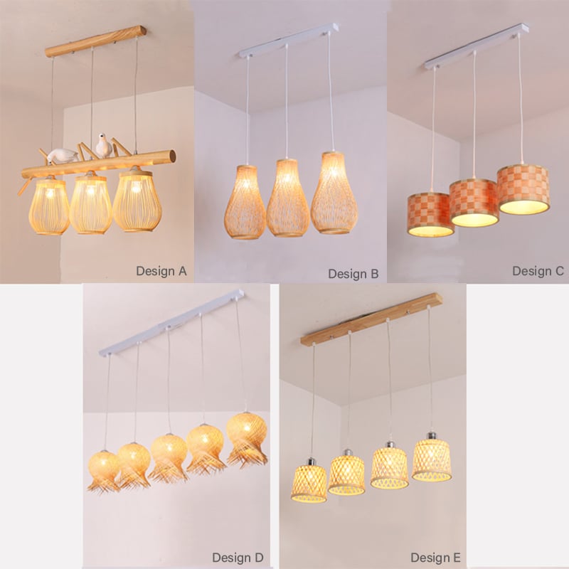 Aisle Rattan Decoration Pendant Light