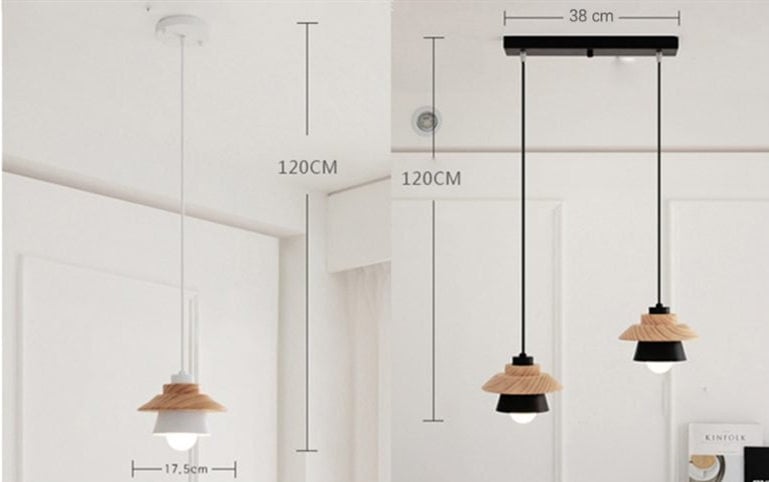 MONO Wooden Pendant Light